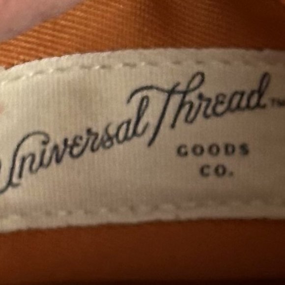 Universal Threads Orange Simulated Leather Clutch or Cosmetic Bag - Picture 6 of 7